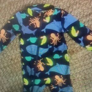 Kids Swimwear with Ocean Print